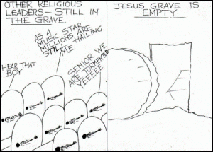 Sowercartoons THE EMPTY TOMB PROVES IT